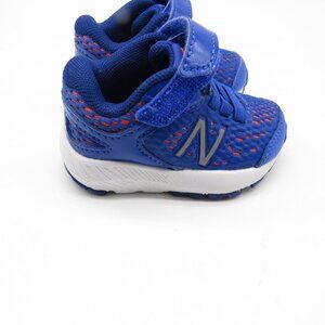 New Balance Kids 519 Blue Running Shoes Hook & Loop Size 2 NWOT